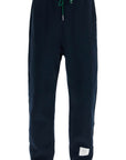 Thom Browne color block fleece joggers for men