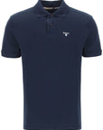 Barbour tartan-trim polo shirt