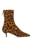 Aquazzura leopard print montmartre boot