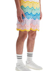 Casablanca "gradient wave knit bermuda shorts