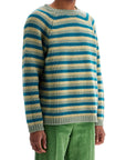 Bode striped wool pullover sweater