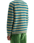 Bode striped wool pullover sweater