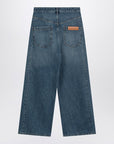DARKPARK Blue asymmetrical wide leg jeans Ined