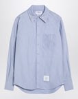 Thom Browne Light blue cotton button-down shirt