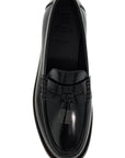 Brunello Cucinelli minimal shiny tassel calfskin lo