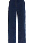 Maison Kitsune straight jeans with embroidery