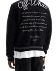 Off-White embroidered lettering varsity