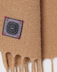 Destin Camel wool and cahsmere scarf