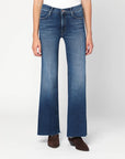 Mother Lil Doozy Fray flared jeans