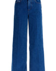 Marni wide flared leg jeans with a