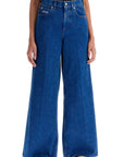 Marni wide flared leg jeans with a