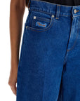 Marni wide flared leg jeans with a