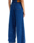 Marni wide flared leg jeans with a