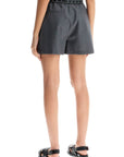 Marni pleated shorts with branded band