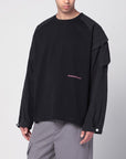 OAMC Peacemaker black cotton sweater