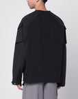 OAMC Peacemaker black cotton sweater