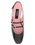 Carel patent leather pêche slingback mary jane