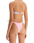 Reina Olga penny color-block bikini set