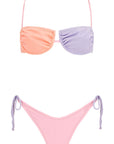 Reina Olga penny color-block bikini set