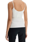 Courreges rib knit tank top