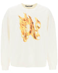 Palm Angels "burning monogram crewneck