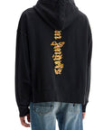 Palm Angels 'burning palm oversized hoodie with hood'