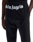 Palm Angels logo print joggers with seven