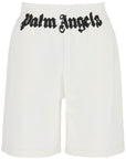 Palm Angels sporty bermuda shorts with logo print