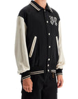 Palm Angels satin varsity jacket for