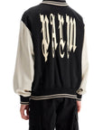 Palm Angels satin varsity jacket for