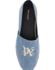 Palm Angels denim espadrilles with embroidered logo