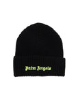 Palm Angels fluorescent logo beanie