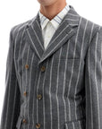 Comme Des Garcons Homme Plus striped wool jacket