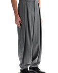 Comme Des Garcons Homme Plus striped wool trousers