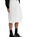 Comme Des Garcons Homme Plus kilt panel bermuda shorts with