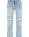 Amiri mx-3 jeans with mesh inserts