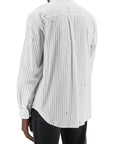 Amiri striped shirt with staggered logo