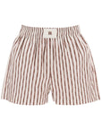 Amiri striped pajama shorts