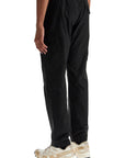 HERNO black polyester pants with patch pockets