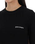 Palm Angels cropped pullover with embroidered logo