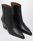 Paris Texas Black leather ankle boot Jane