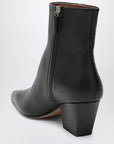 Paris Texas Black leather ankle boot Jane