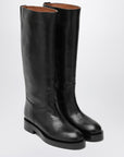 Paris Texas Black Napa leather boots