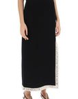 By Malene Birger gabie maxi skirt with crochet trims