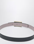ROGER VIVIER Belle Vivier black/pink leather belt