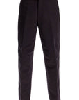 Lanvin biker gabardine trousers