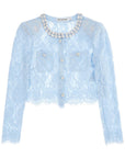 Self Portrait long-sleeved lace top for women