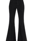 Self Portrait high-waisted flare jeans for