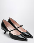 ROGER VIVIER Black patent leather Mary Jane Virgule decolletés