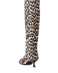 Ganni animal print fabric boots